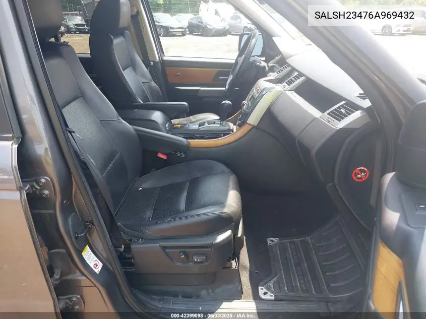 2006 Land Rover Range Rover Sport Supercharged VIN: SALSH23476A969432 Lot: 42399098