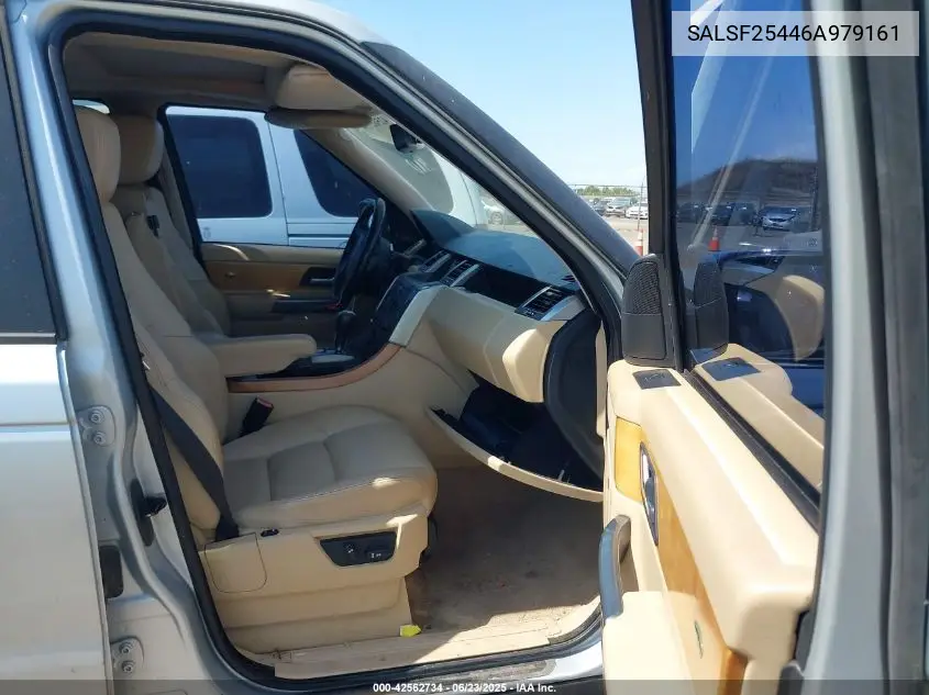 2006 Land Rover Range Rover Sport Hse VIN: SALSF25446A979161 Lot: 42562734