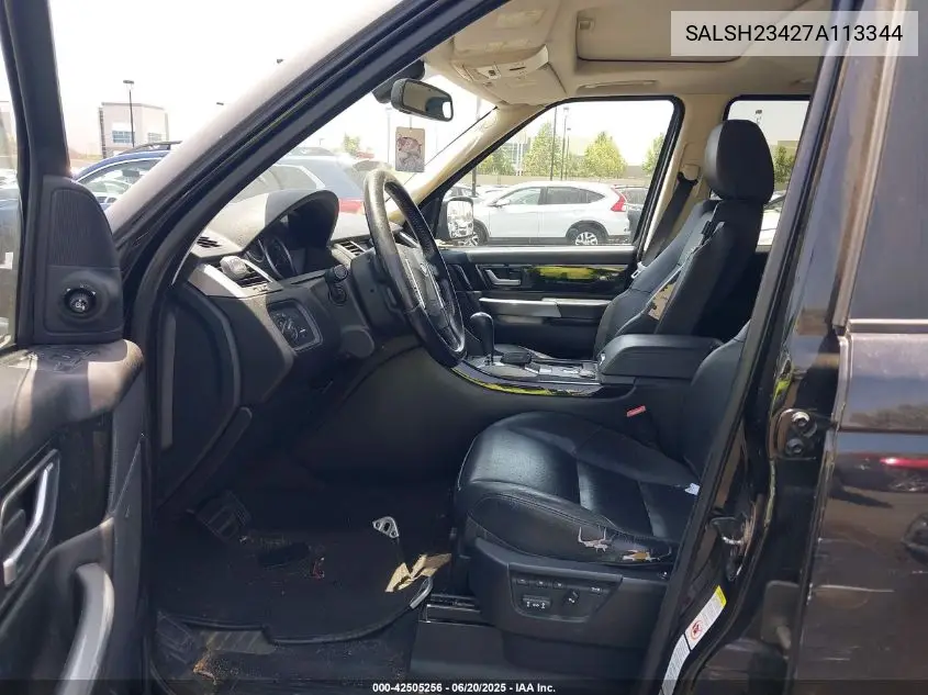 2007 Land Rover Range Rover Sport Supercharged VIN: SALSH23427A113344 Lot: 42505256