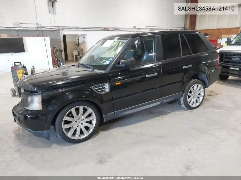 2008 Land Rover Range Rover Sport Supercharged VIN: SALSH23458A121410 Lot: 42388011