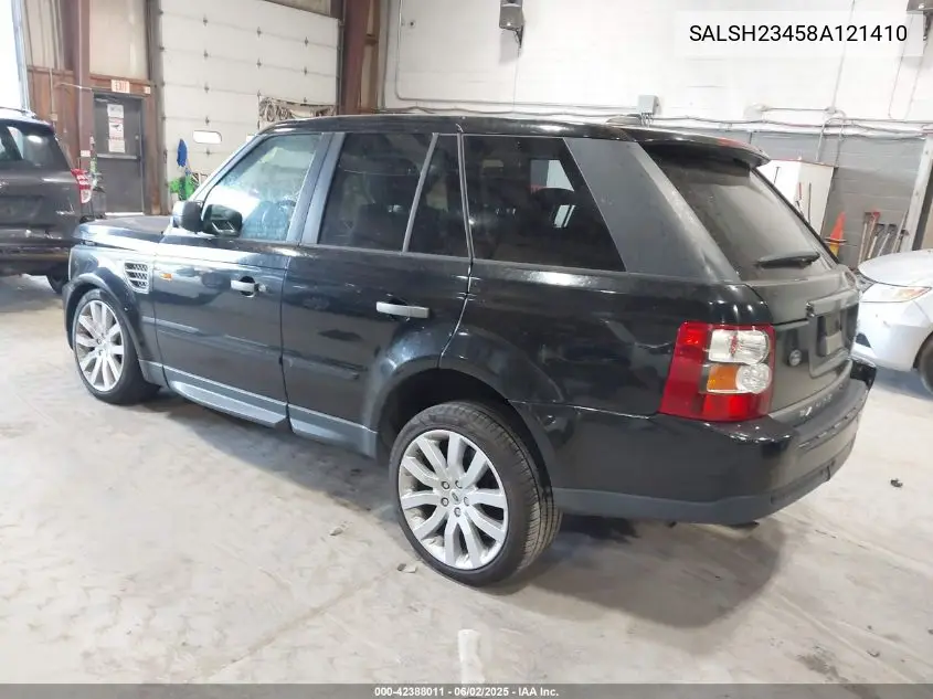 2008 Land Rover Range Rover Sport Supercharged VIN: SALSH23458A121410 Lot: 42388011
