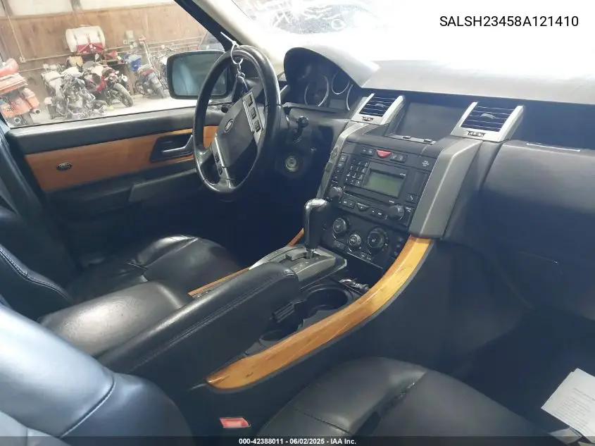 2008 Land Rover Range Rover Sport Supercharged VIN: SALSH23458A121410 Lot: 42388011
