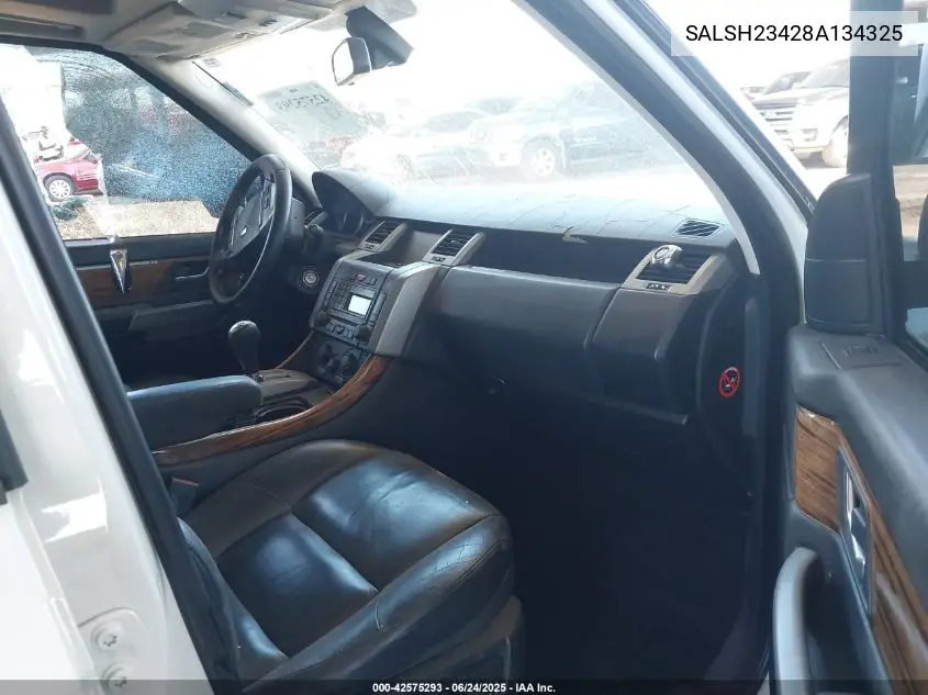 2008 Land Rover Range Rover Sport Supercharged VIN: SALSH23428A134325 Lot: 42575293