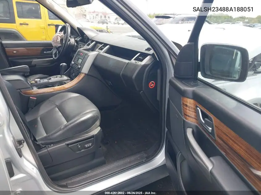 2008 Land Rover Range Rover Sport Supercharged VIN: SALSH23488A188051 Lot: 42612602