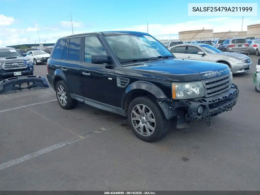 2009 Land Rover Range Rover Sport Hse VIN: SALSF25479A211999 Lot: 42440099