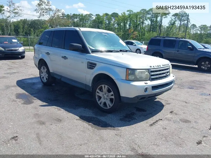 2009 Land Rover Range Rover Sport Supercharged VIN: SALSH23459A193435 Lot: 42514796