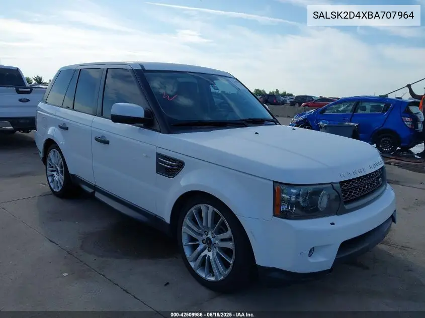 2011 Land Rover Range Rover Sport Lux VIN: SALSK2D4XBA707964 Lot: 42509986
