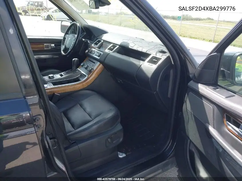 2011 Land Rover Range Rover Sport Hse VIN: SALSF2D4XBA299776 Lot: 42579758