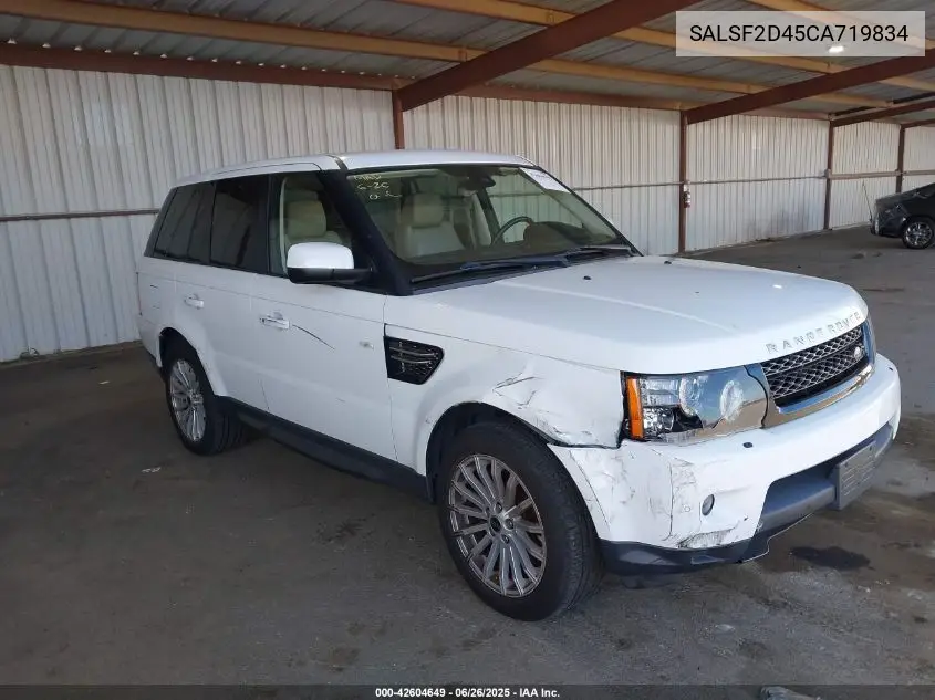 2012 Land Rover Range Rover Sport Hse VIN: SALSF2D45CA719834 Lot: 42604649