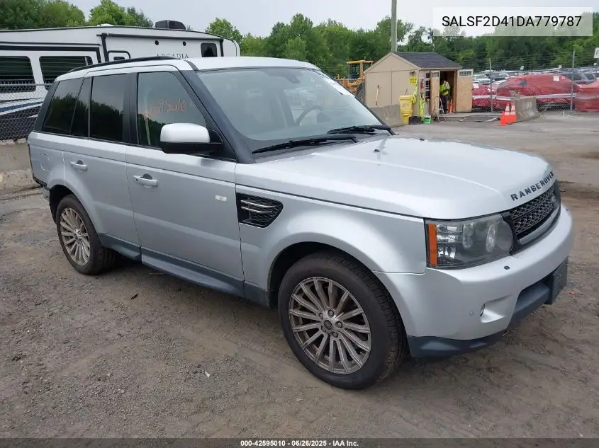 2013 Land Rover Range Rover Sport Hse VIN: SALSF2D41DA779787 Lot: 42595010