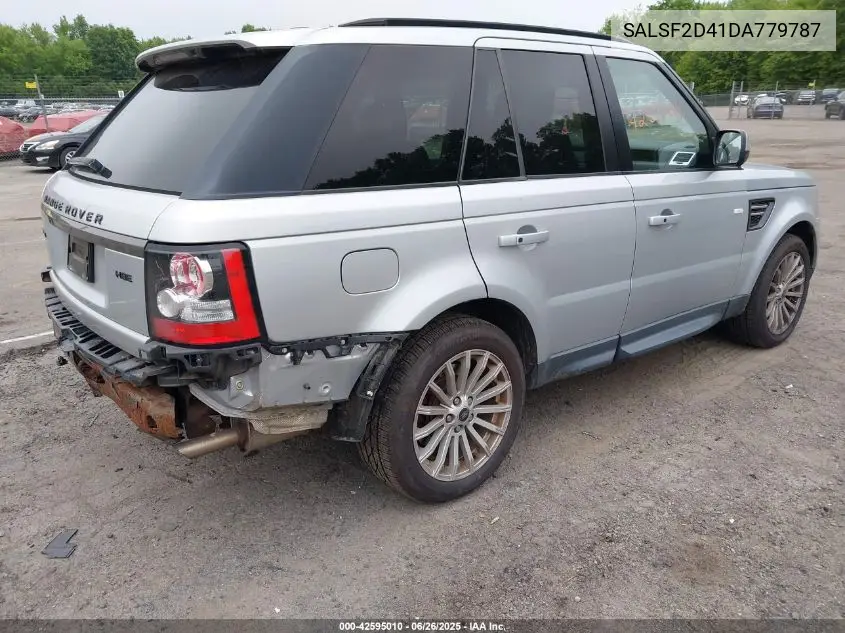 2013 Land Rover Range Rover Sport Hse VIN: SALSF2D41DA779787 Lot: 42595010