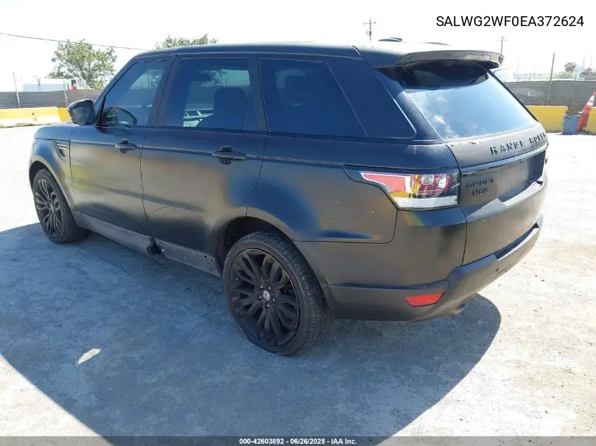 2014 Land Rover Range Rover Sport 3.0L V6 Supercharged Hse/3.0L V6 Supercharged Se VIN: SALWG2WF0EA372624 Lot: 42603892