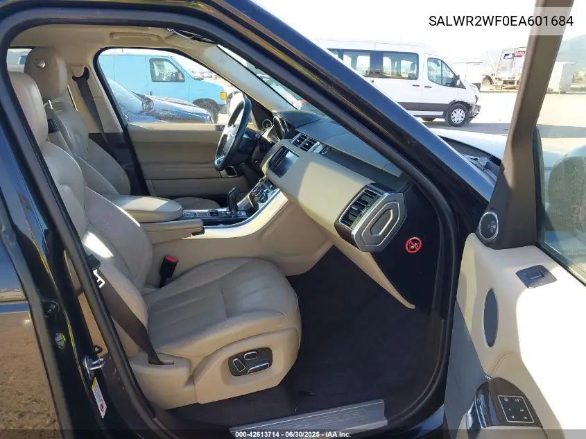 2014 Land Rover Range Rover Sport 3.0L V6 Supercharged Hse VIN: SALWR2WF0EA601684 Lot: 42613714