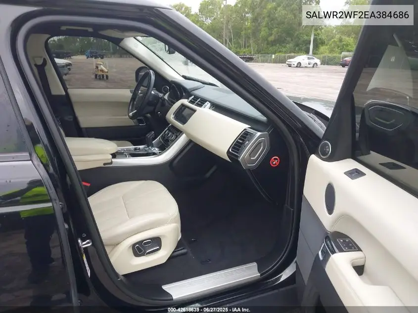 2014 Land Rover Range Rover Sport 3.0L V6 Supercharged Hse VIN: SALWR2WF2EA384686 Lot: 42618639