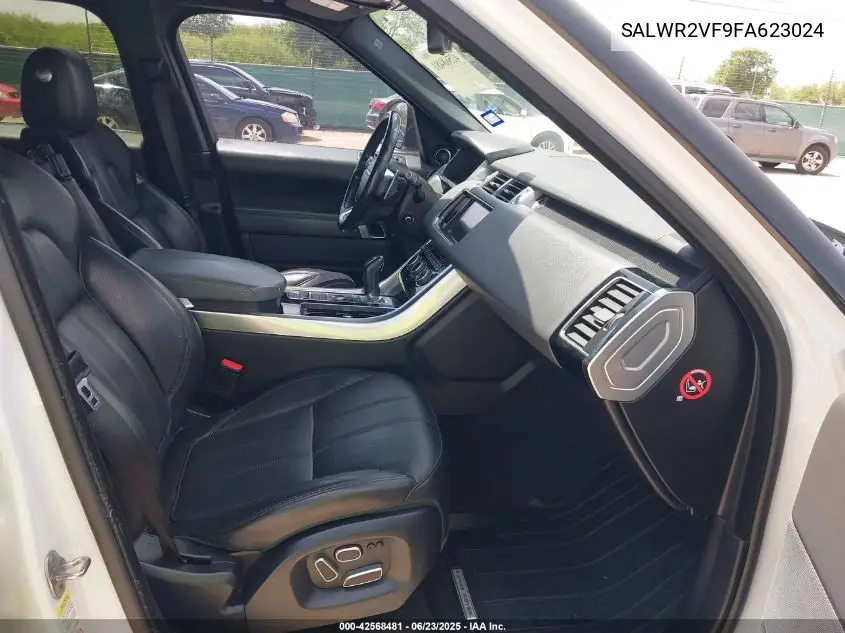 2015 Land Rover Range Rover Sport 3.0L V6 Supercharged Hse VIN: SALWR2VF9FA623024 Lot: 42568481