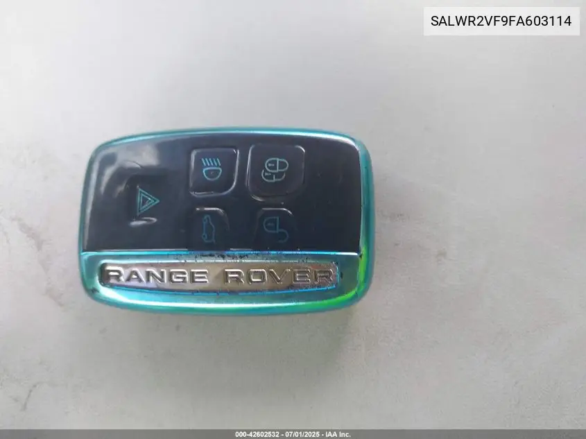 2015 Land Rover Range Rover Sport 3.0L V6 Supercharged Hse VIN: SALWR2VF9FA603114 Lot: 42602532