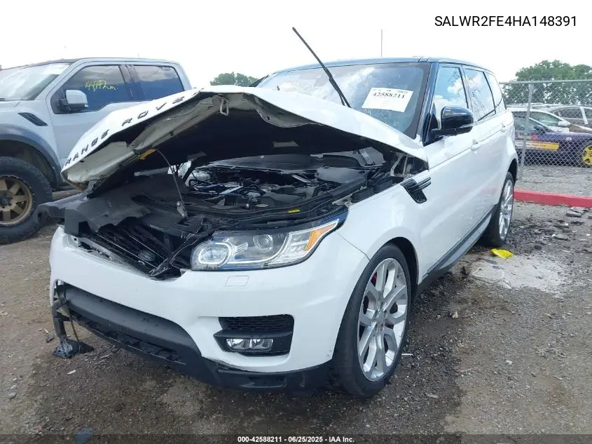 2017 Land Rover Range Rover Sport 5.0L V8 Supercharged/5.0L V8 Supercharged Dynamic VIN: SALWR2FE4HA148391 Lot: 42588211