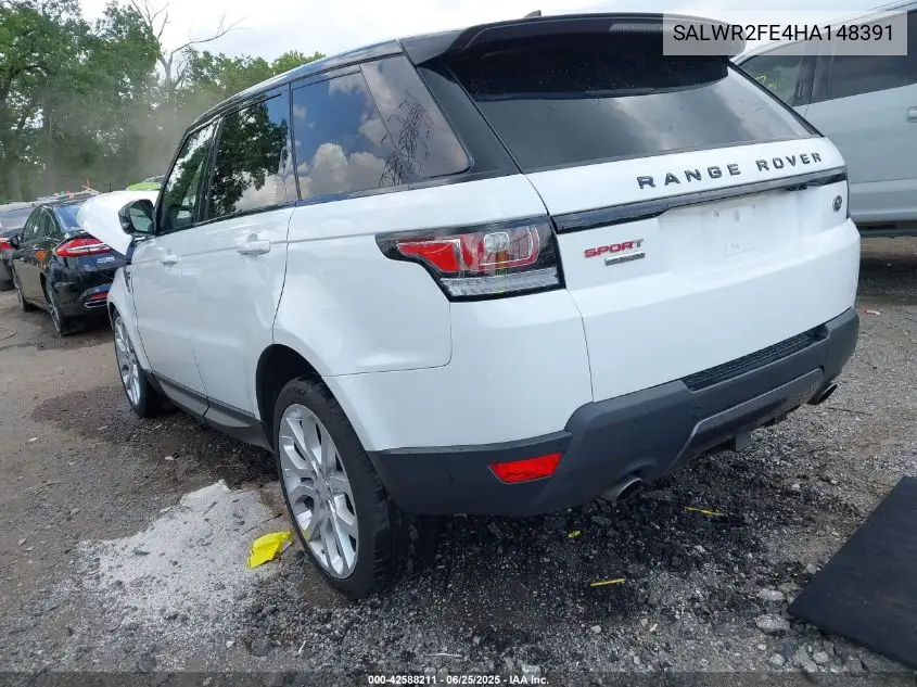 2017 Land Rover Range Rover Sport 5.0L V8 Supercharged/5.0L V8 Supercharged Dynamic VIN: SALWR2FE4HA148391 Lot: 42588211
