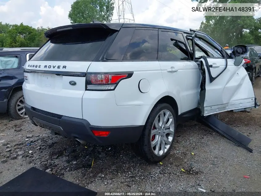 2017 Land Rover Range Rover Sport 5.0L V8 Supercharged/5.0L V8 Supercharged Dynamic VIN: SALWR2FE4HA148391 Lot: 42588211