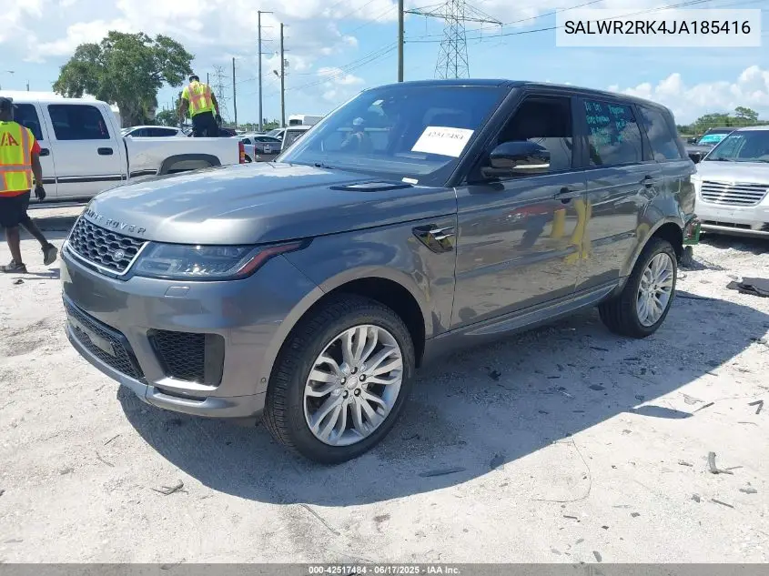 2018 Land Rover Range Rover Sport Hse Td6 VIN: SALWR2RK4JA185416 Lot: 42517484