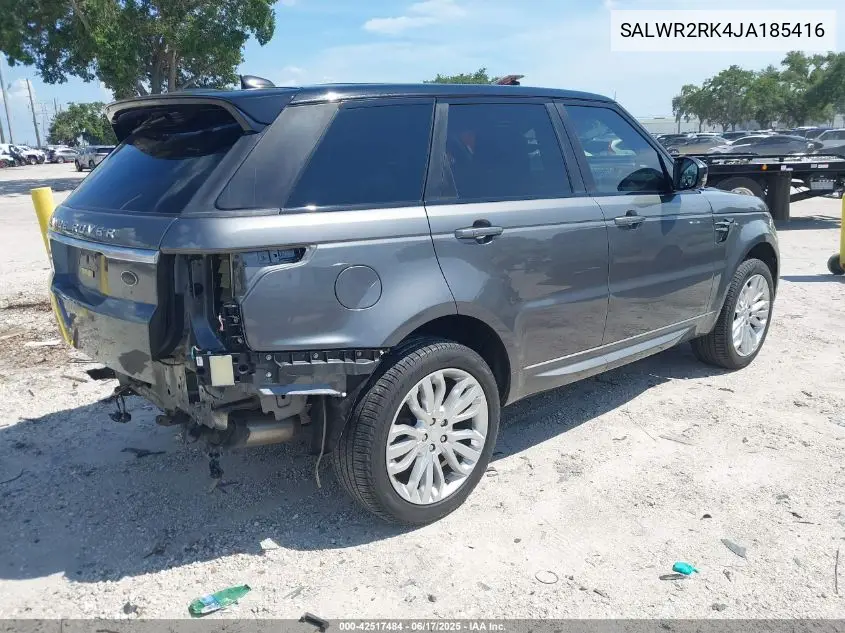 2018 Land Rover Range Rover Sport Hse Td6 VIN: SALWR2RK4JA185416 Lot: 42517484