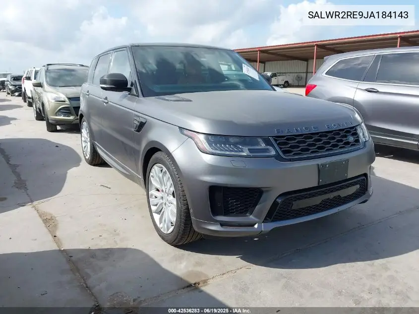 2018 Land Rover Range Rover Sport Supercharged/Supercharged Dynamic VIN: SALWR2RE9JA184143 Lot: 42536283