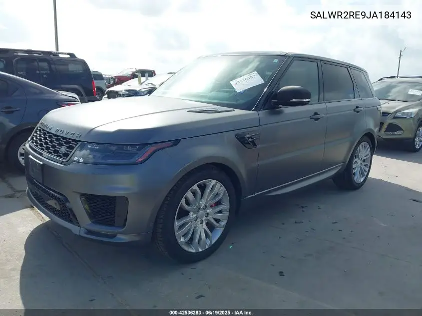 2018 Land Rover Range Rover Sport Supercharged/Supercharged Dynamic VIN: SALWR2RE9JA184143 Lot: 42536283