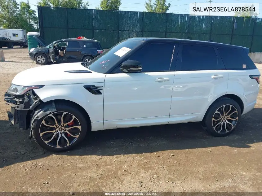 2020 Land Rover Range Rover Sport Hse Dynamic VIN: SALWR2SE6LA878544 Lot: 42532983
