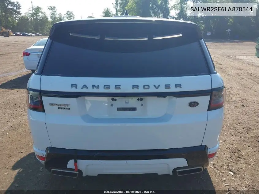 2020 Land Rover Range Rover Sport Hse Dynamic VIN: SALWR2SE6LA878544 Lot: 42532983