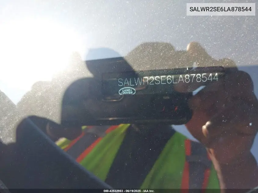 2020 Land Rover Range Rover Sport Hse Dynamic VIN: SALWR2SE6LA878544 Lot: 42532983