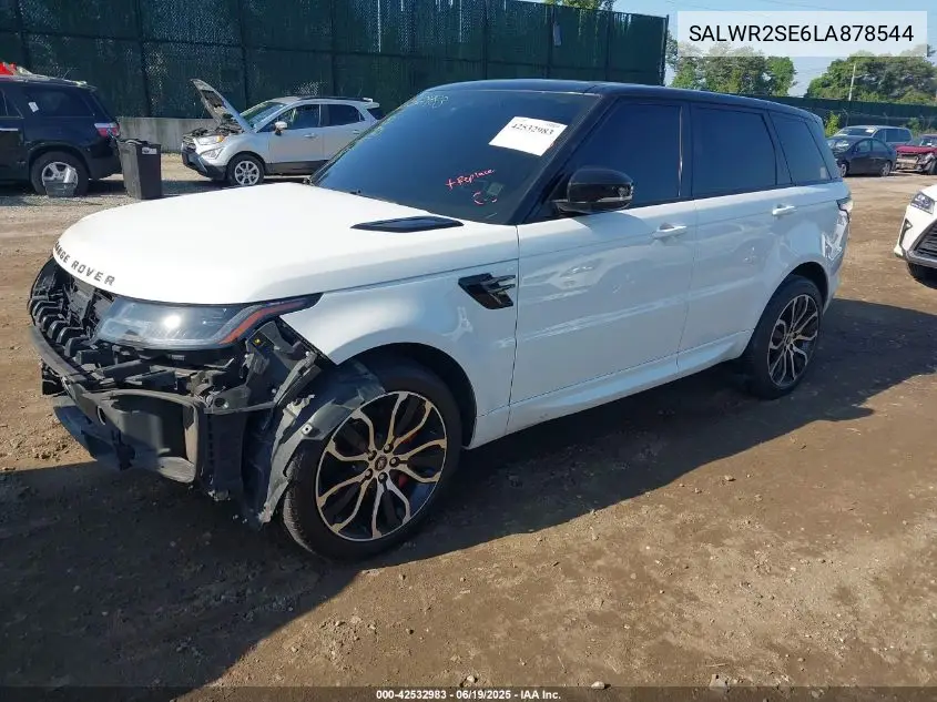 2020 Land Rover Range Rover Sport Hse Dynamic VIN: SALWR2SE6LA878544 Lot: 42532983