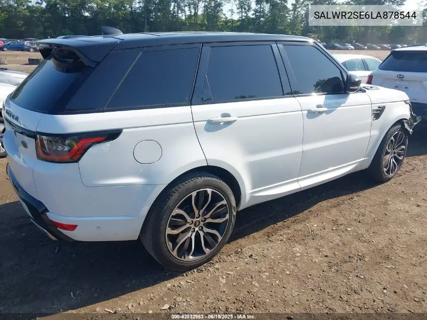 2020 Land Rover Range Rover Sport Hse Dynamic VIN: SALWR2SE6LA878544 Lot: 42532983