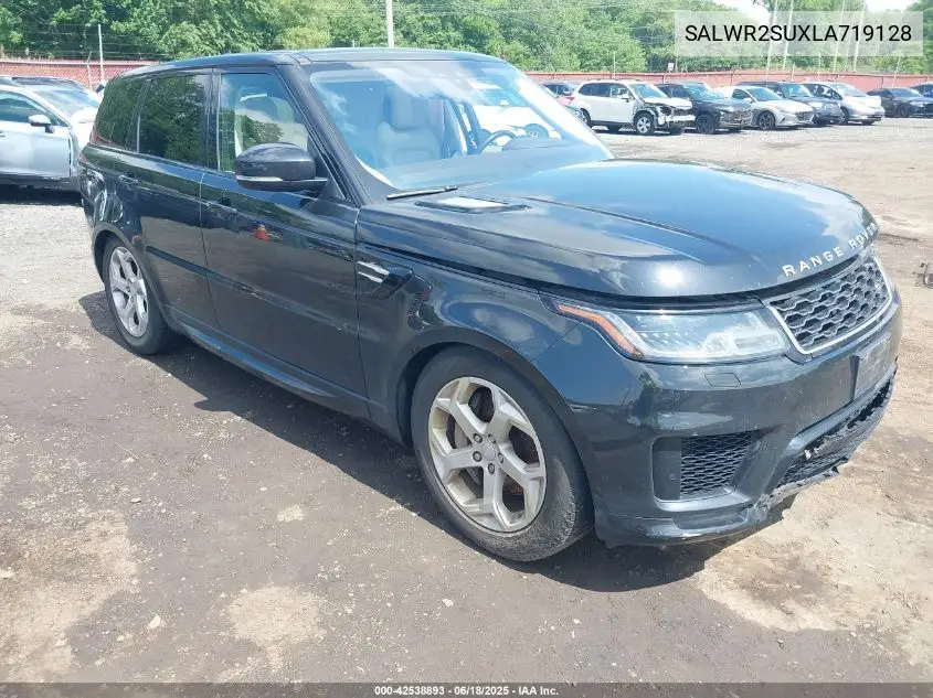 2020 Land Rover Range Rover Sport Hse Mhev VIN: SALWR2SUXLA719128 Lot: 42538893