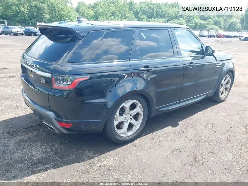 2020 Land Rover Range Rover Sport Hse Mhev VIN: SALWR2SUXLA719128 Lot: 42538893
