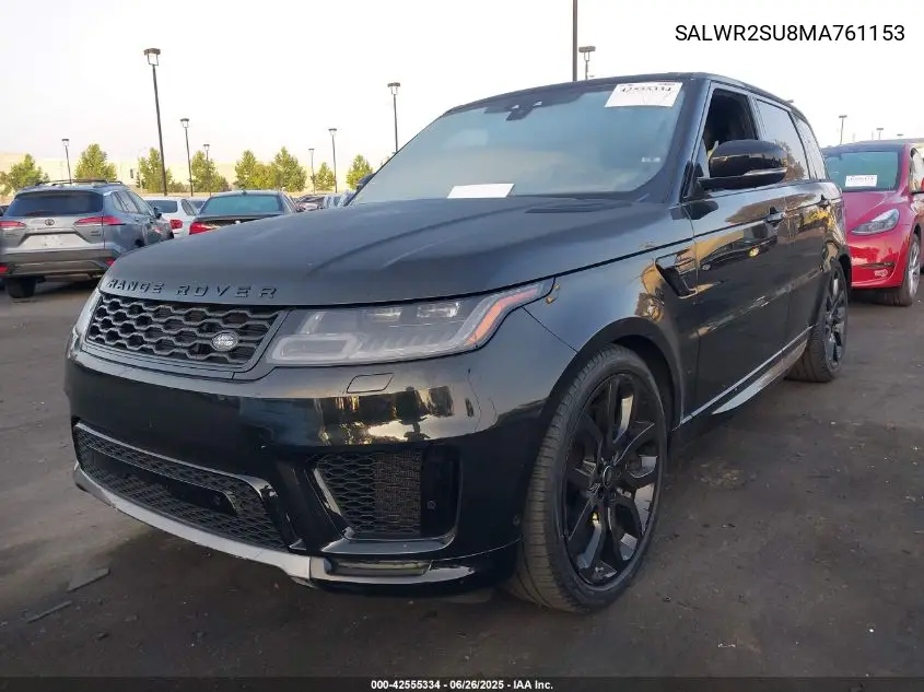 2021 Land Rover Range Rover Sport Hse Silver Edition Mhev VIN: SALWR2SU8MA761153 Lot: 42555334