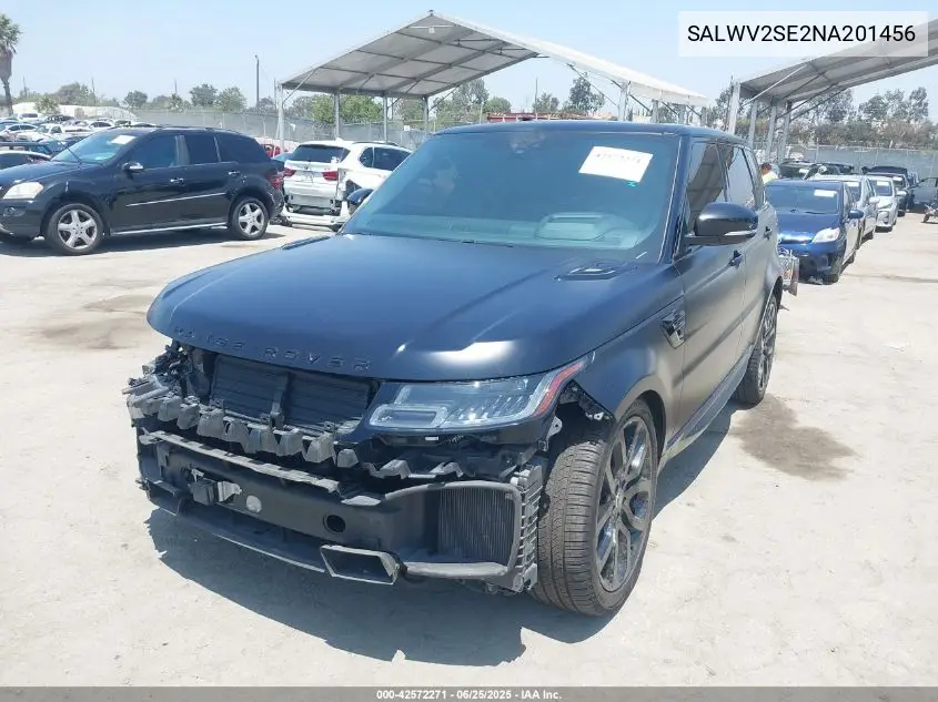 2022 Land Rover Range Rover Sport Autobiography VIN: SALWV2SE2NA201456 Lot: 42572271