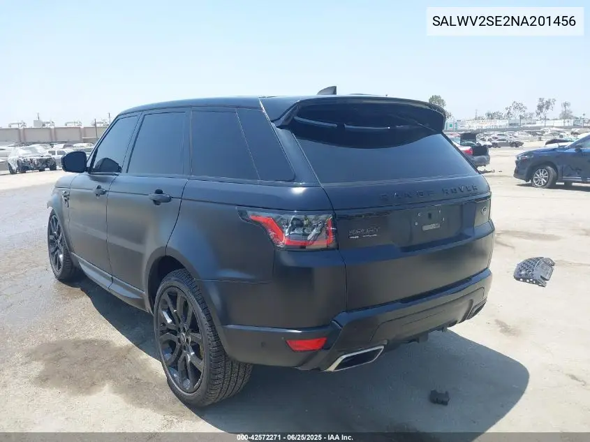 2022 Land Rover Range Rover Sport Autobiography VIN: SALWV2SE2NA201456 Lot: 42572271