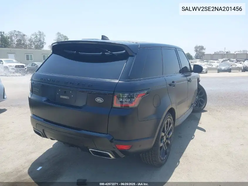 2022 Land Rover Range Rover Sport Autobiography VIN: SALWV2SE2NA201456 Lot: 42572271