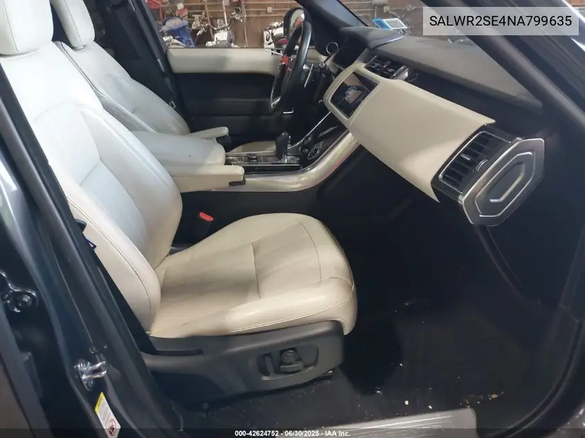 2022 Land Rover Range Rover Sport Hse Dynamic VIN: SALWR2SE4NA799635 Lot: 42624752