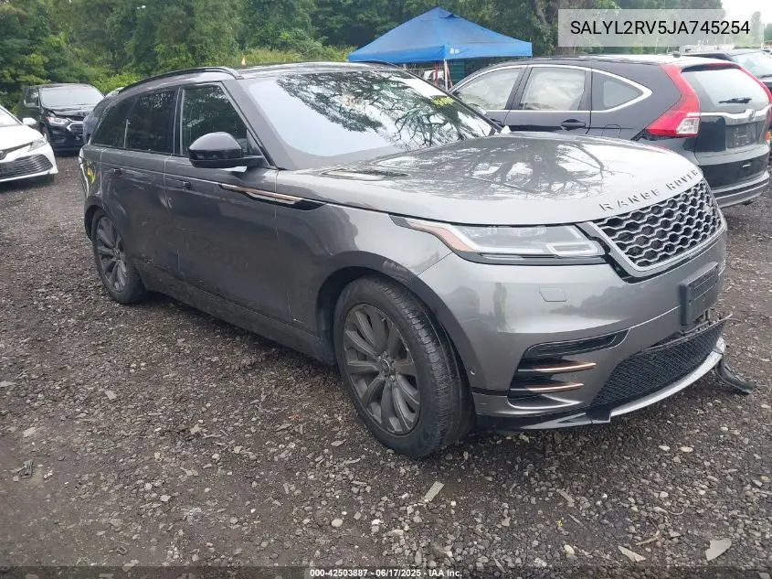 2018 Land Rover Range Rover Velar P380 Se R-Dynamic VIN: SALYL2RV5JA745254 Lot: 42503887