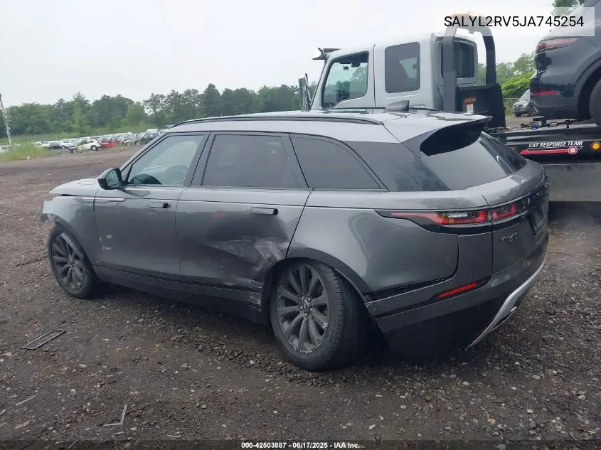 2018 Land Rover Range Rover Velar P380 Se R-Dynamic VIN: SALYL2RV5JA745254 Lot: 42503887