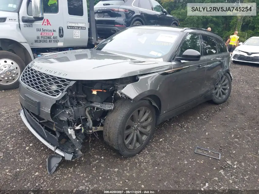 2018 Land Rover Range Rover Velar P380 Se R-Dynamic VIN: SALYL2RV5JA745254 Lot: 42503887