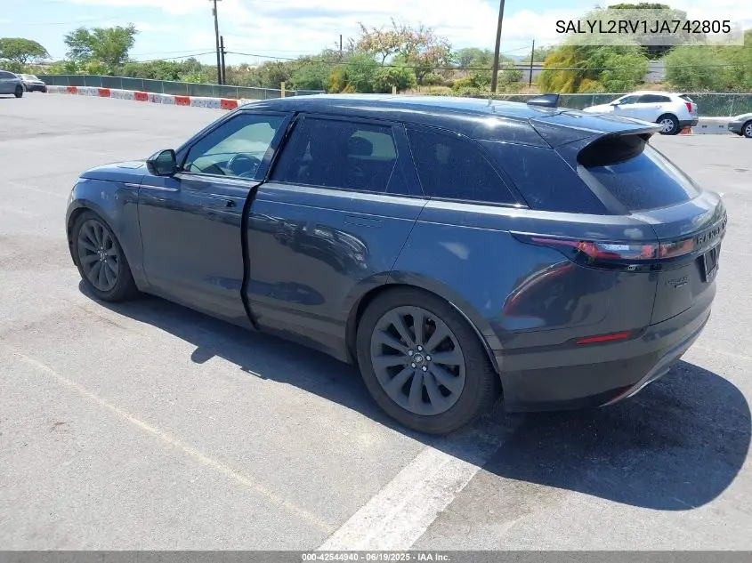 2018 Land Rover Range Rover Velar P380 Se R-Dynamic VIN: SALYL2RV1JA742805 Lot: 42544940