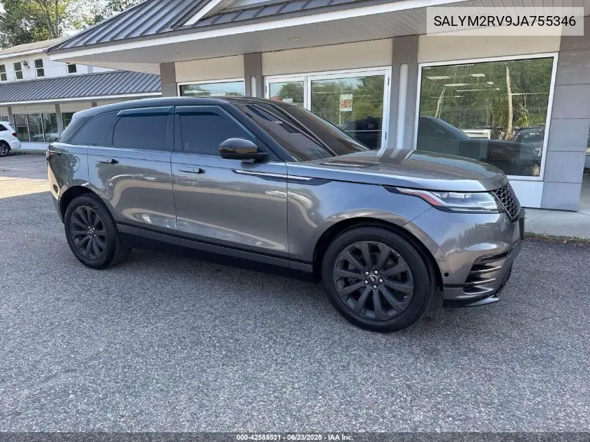 2018 Land Rover Range Rover Velar R-Dynamic Hse/First Ed VIN: SALYM2RV9JA755346 Lot: 42585531