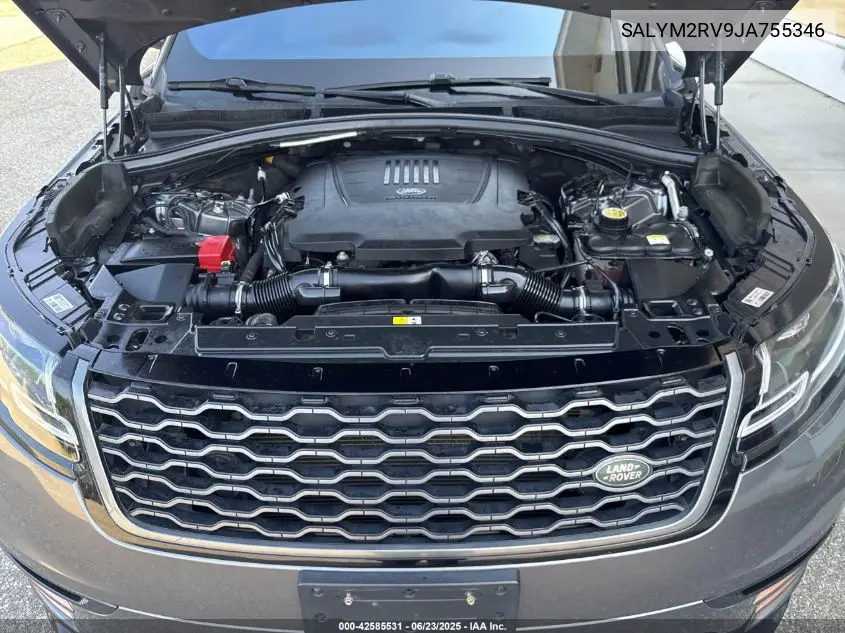 2018 Land Rover Range Rover Velar R-Dynamic Hse/First Ed VIN: SALYM2RV9JA755346 Lot: 42585531