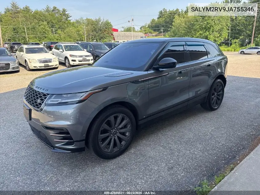 2018 Land Rover Range Rover Velar R-Dynamic Hse/First Ed VIN: SALYM2RV9JA755346 Lot: 42585531