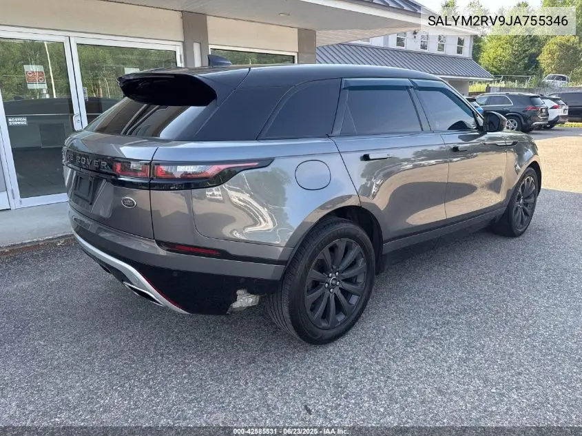 2018 Land Rover Range Rover Velar R-Dynamic Hse/First Ed VIN: SALYM2RV9JA755346 Lot: 42585531