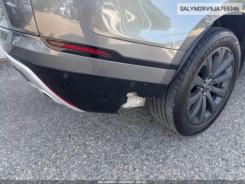 2018 Land Rover Range Rover Velar R-Dynamic Hse/First Ed VIN: SALYM2RV9JA755346 Lot: 42585531