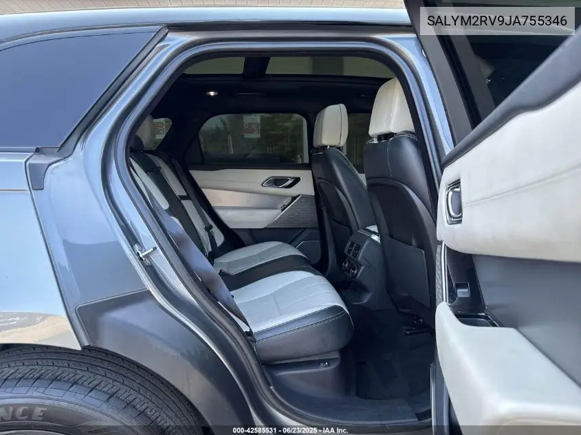 2018 Land Rover Range Rover Velar R-Dynamic Hse/First Ed VIN: SALYM2RV9JA755346 Lot: 42585531