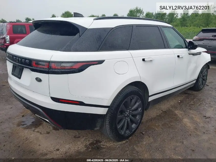 2018 Land Rover Range Rover Velar P380 Se R-Dynamic VIN: SALYL2RV3JA762201 Lot: 42592429
